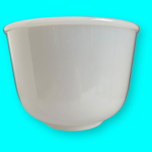 Vintage White Glass Glasbake Made for Sunbeam Mixing Bowl 20 CJ - Picture 2 of 8